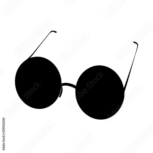 black sunglass icon, sunglass vector , sunglass silhouette design, eyeglass vector icon