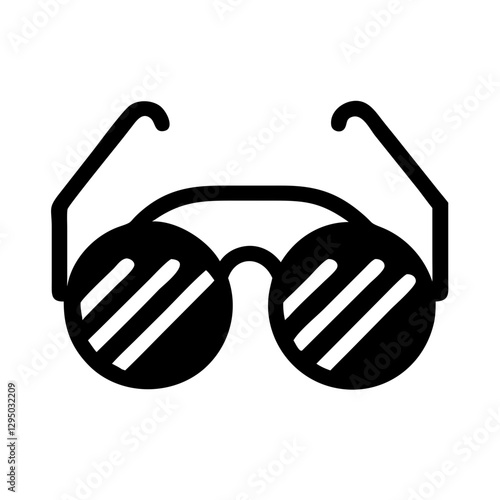 black sunglass icon, sunglass vector , sunglass silhouette design, eyeglass vector icon pictogram