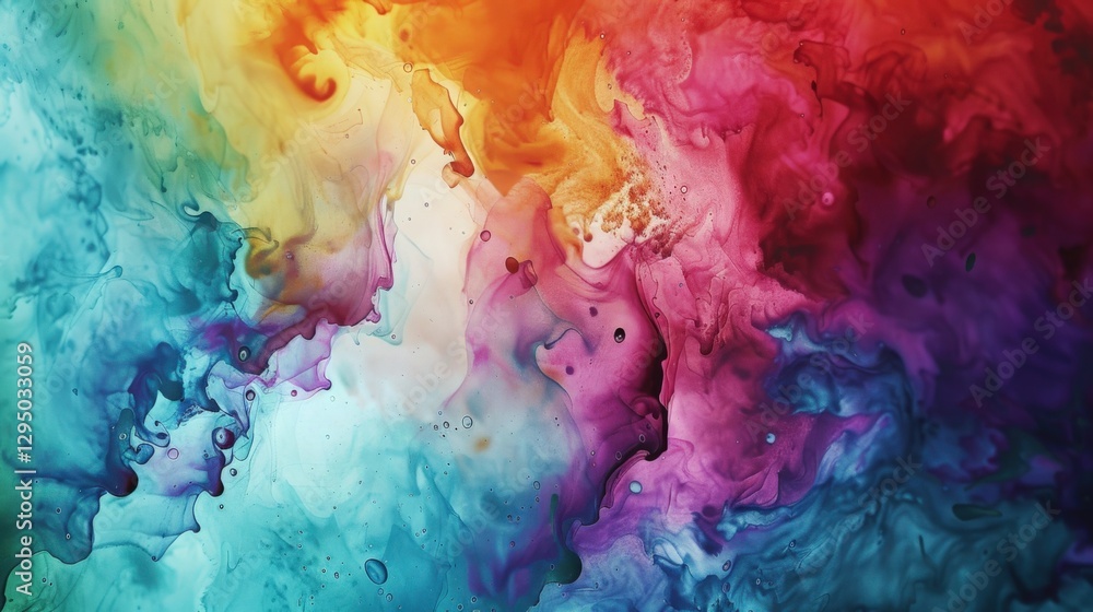 Vibrant Abstract Art with Fluid Colors Vibrant Abstract Art with Fluid Colors