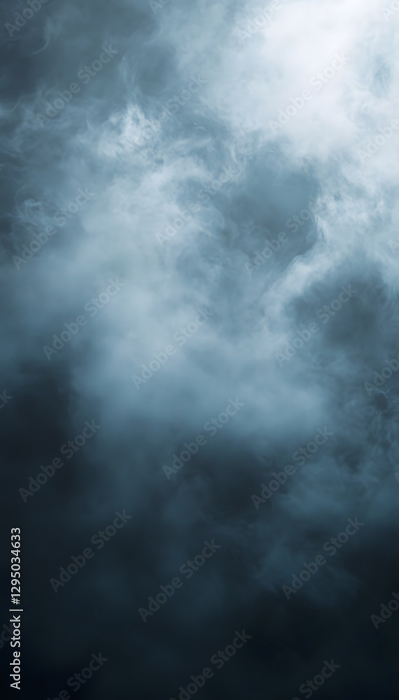 Fototapeta premium Ethereal abstract smoke forms a dreamy and atmospheric composition