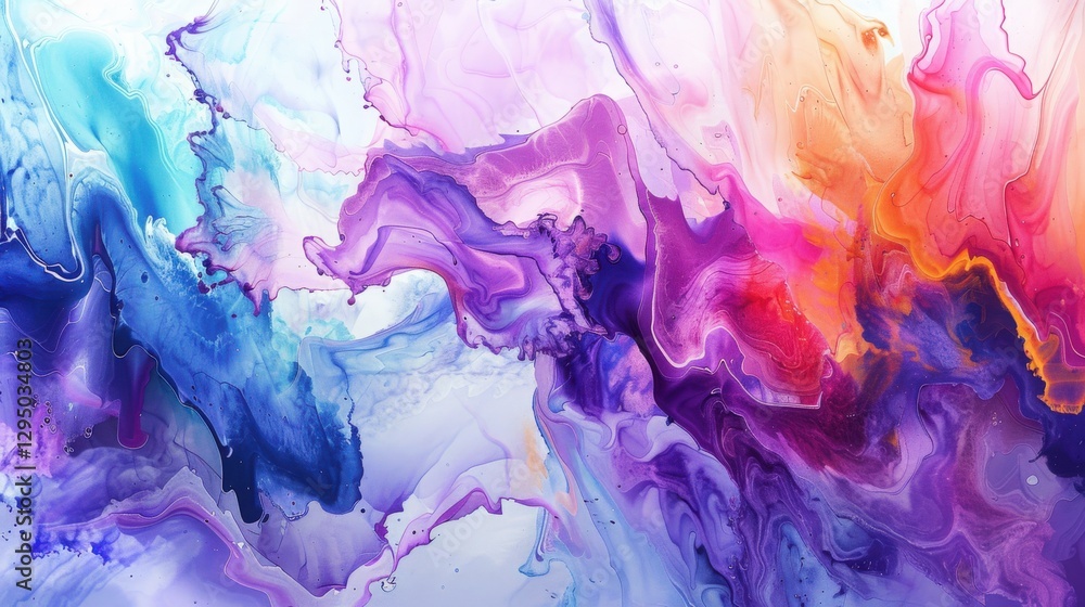 Vibrant Abstract Art with Swirling Colors Vibrant Abstract Art with Swirling Colors