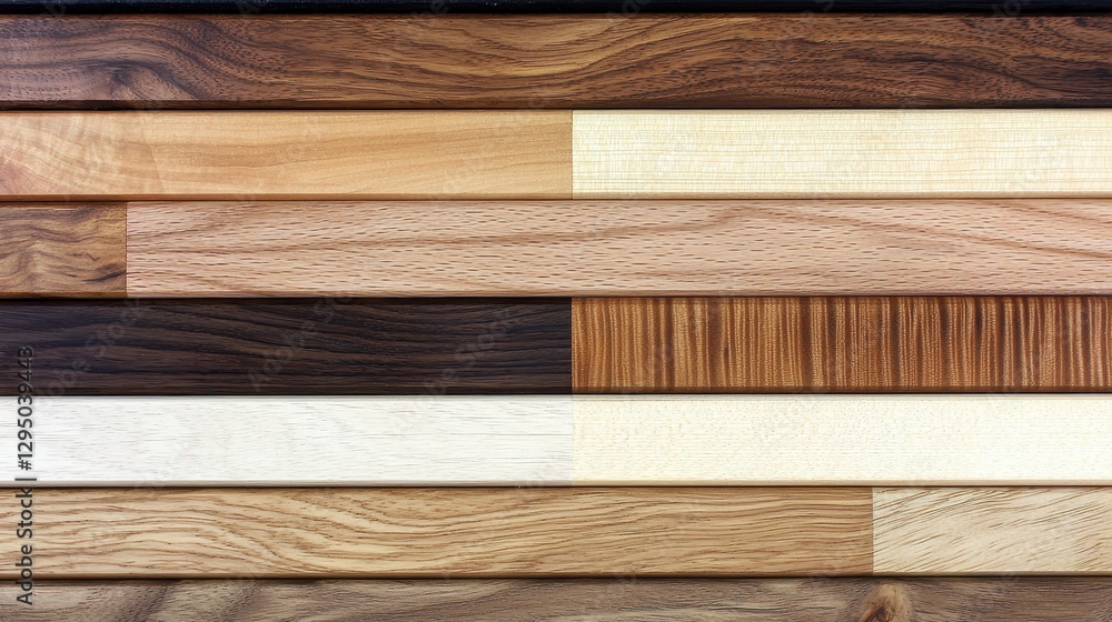 Rustic Wooden Planks Arranged Horizontally in Various Shades Rustic Wooden Planks Arranged Horizontally in Various Shades