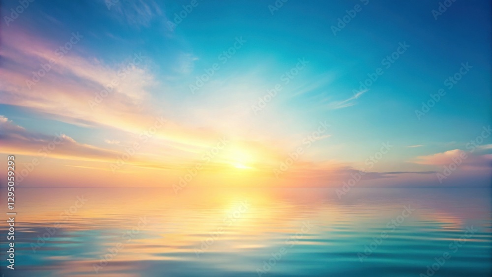 Serene Sunset Over Calm Water A Peaceful Ocean Scene with Vibrant Sky Colors and Gentle Waves Reflecting the Golden Hour Light Serene Sunset Over Calm Water A Peaceful Ocean Scene with Vibrant Sky Colors and Gentle Waves Reflecting the Golden Hour Light