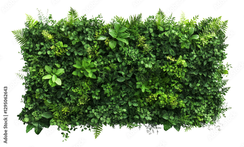 Obraz premium Realistic Bush Foliage Texture