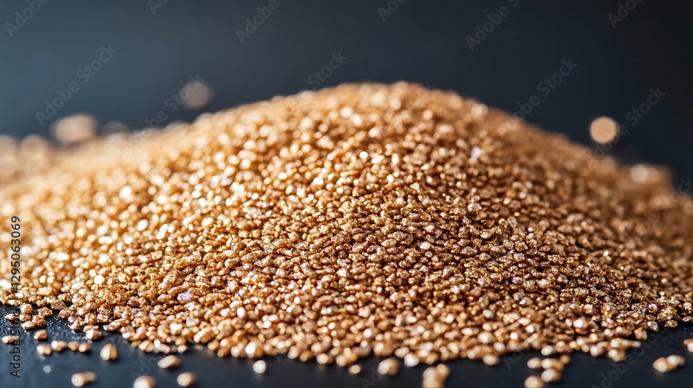 A Close-Up View of Copper Granules A Close-Up View of Copper Granules