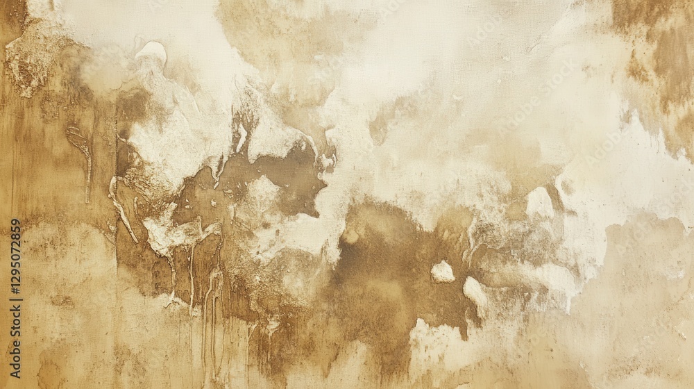 Fototapeta premium Abstract Textured Background with Gold and Cream Tones for Design
