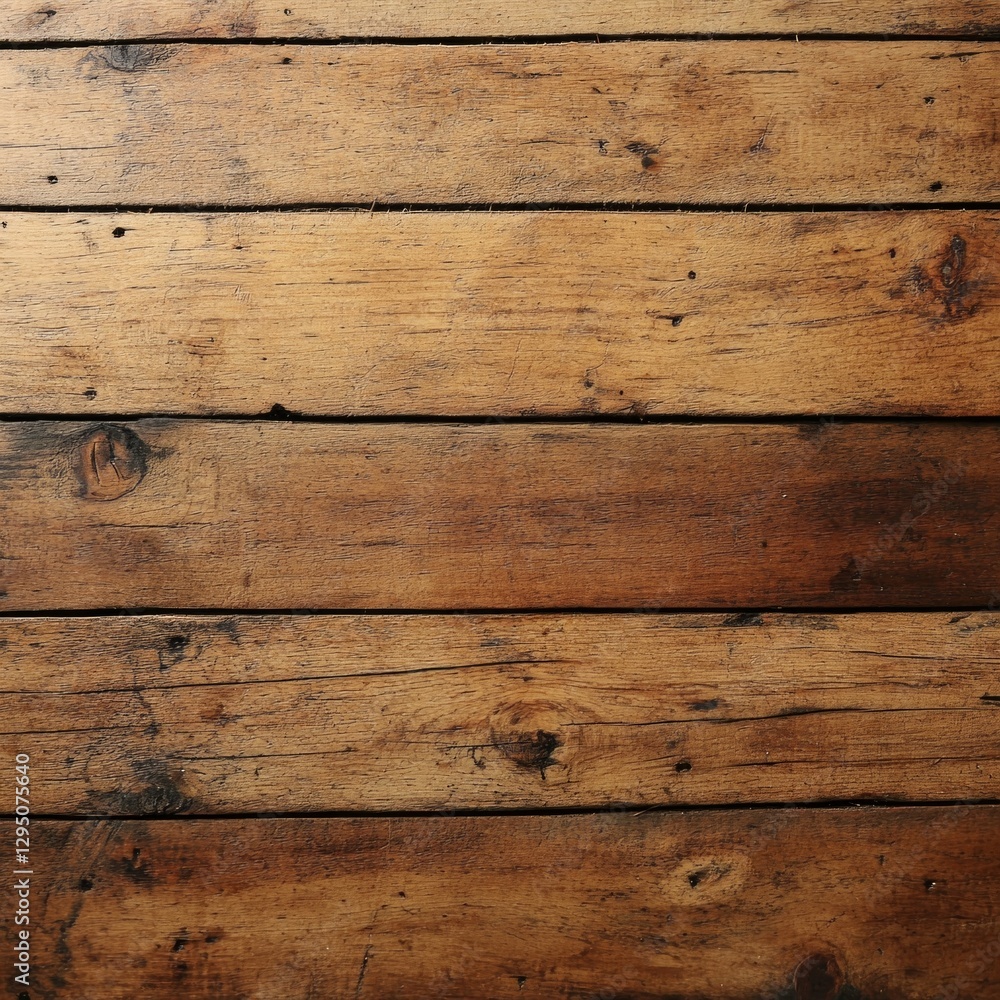 Rustic wooden planks with natural texture and warm brown tones Rustic wooden planks with natural texture and warm brown tones