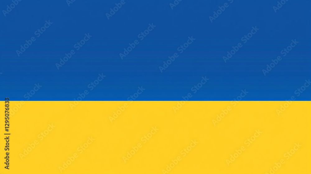 Ukrainian Flag - Bold Colors of National Pride Ukrainian Flag - Bold Colors of National Pride