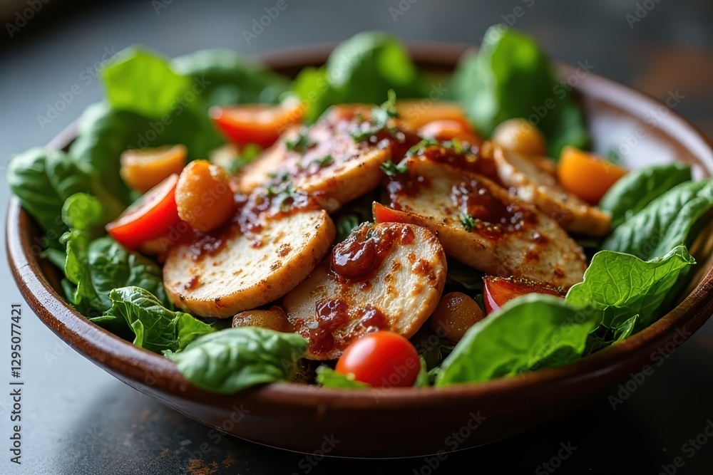 Balsamic-Glazed Chicken & Veggie Salad: A Nutritious Meal Balsamic-Glazed Chicken & Veggie Salad: A Nutritious Meal