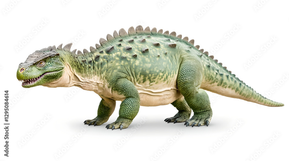 Fototapeta premium Detailed 3D Model of a Prehistoric Dinosaur