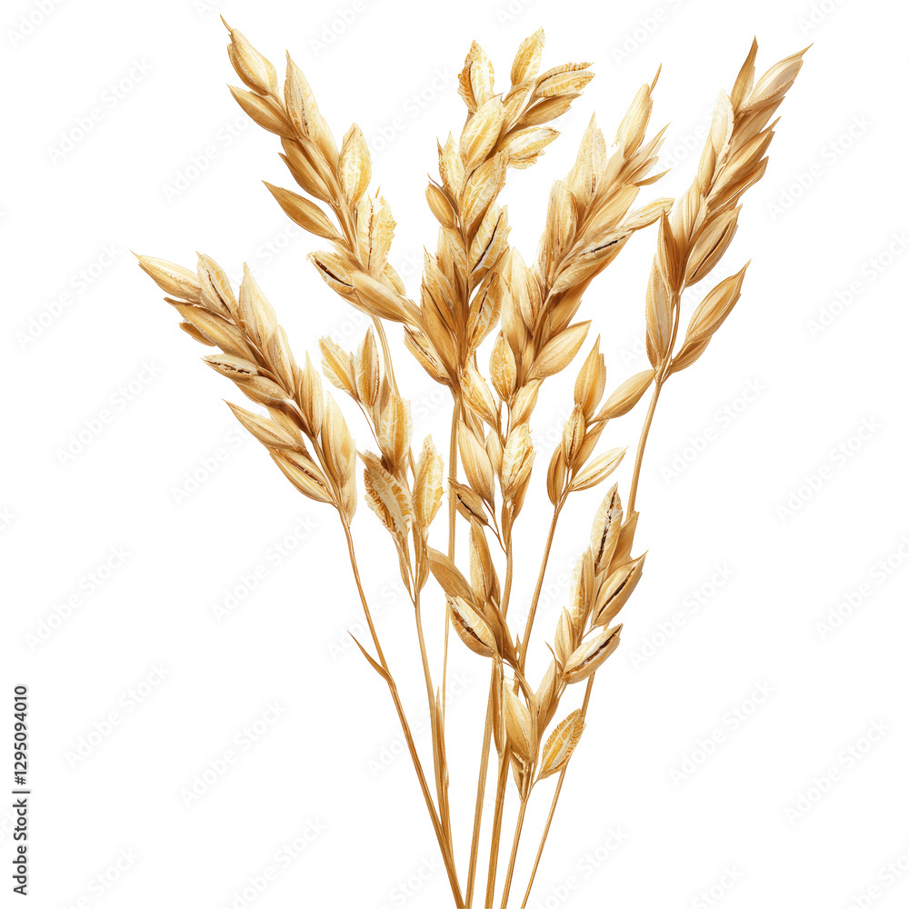 wheat isolated on white background wheat isolated on white background