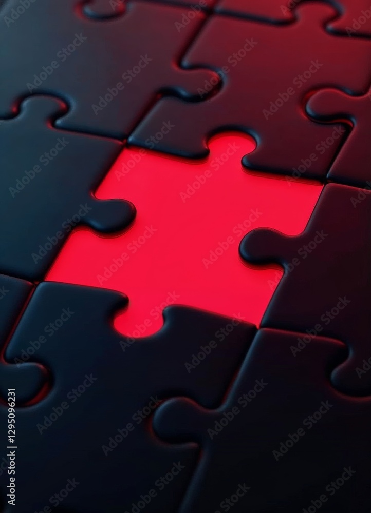 red puzzle piece red puzzle piece