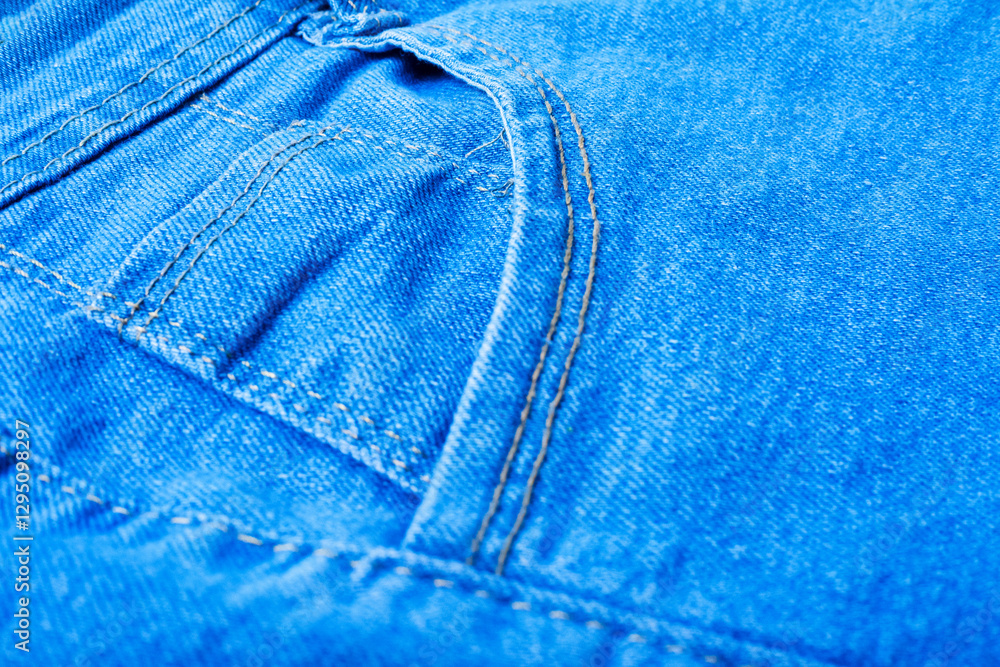 Naklejka premium blue jean texture