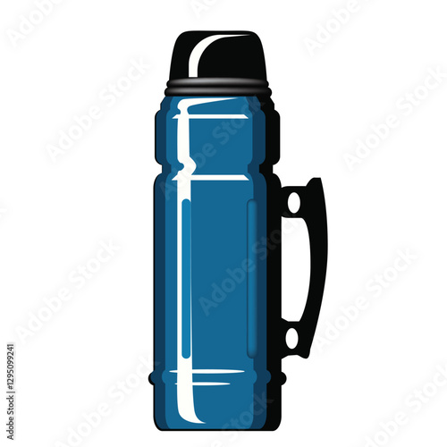 Modern camping thermos