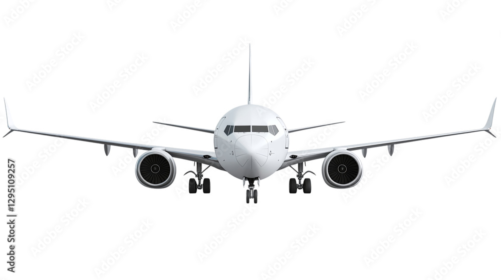 Commercial airplane isolated on transparent background, high-resolution png for aviation design projects and digital illustrations, featuring detailed aircraft structure and modern airliner aesthetics Commercial airplane isolated on transparent background, high-resolution png for aviation design projects and digital illustrations, featuring detailed aircraft structure and modern airliner aesthetics