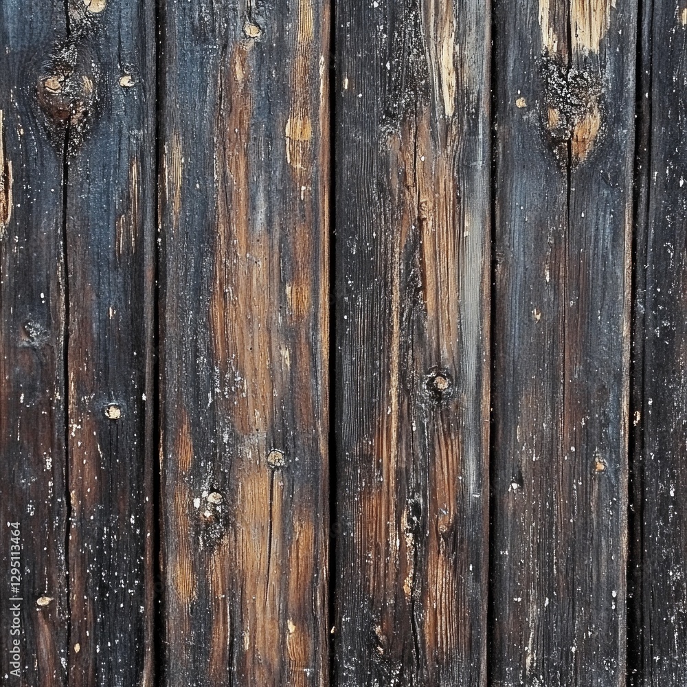 Aged wooden planks with natural weathered texture and distinctive knots Aged wooden planks with natural weathered texture and distinctive knots