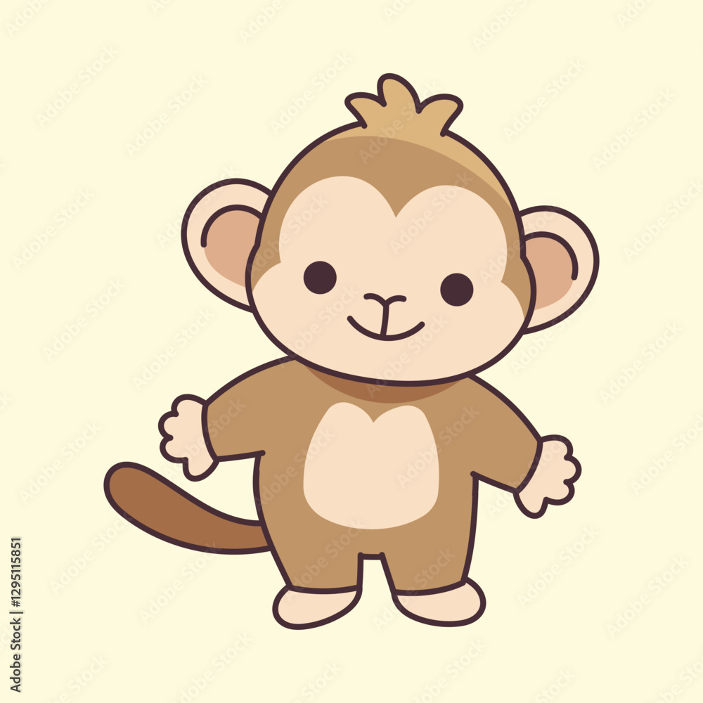 Flat Vector Animal Illustration