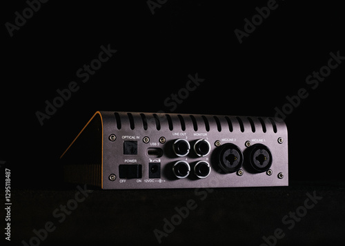 audio control panel, Audio interface