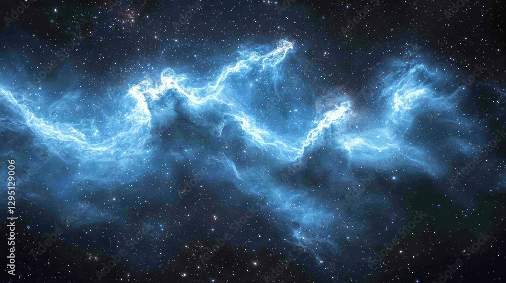 Cosmic nebulae, swirling in deep space Cosmic nebulae, swirling in deep space