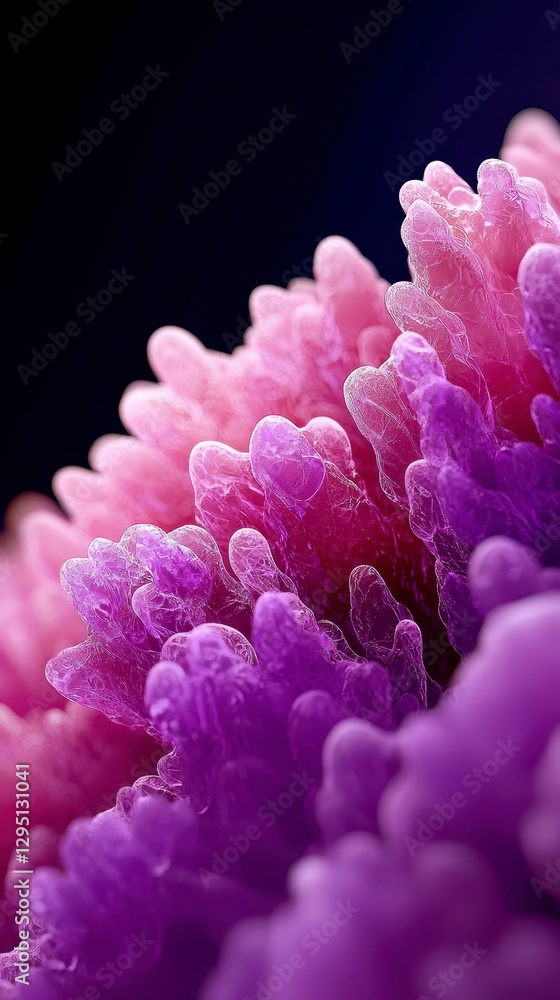 Textured Gradient Pink to Purple Abstract Organism Art Style with Cellular Design Elements Textured Gradient Pink to Purple Abstract Organism Art Style with Cellular Design Elements