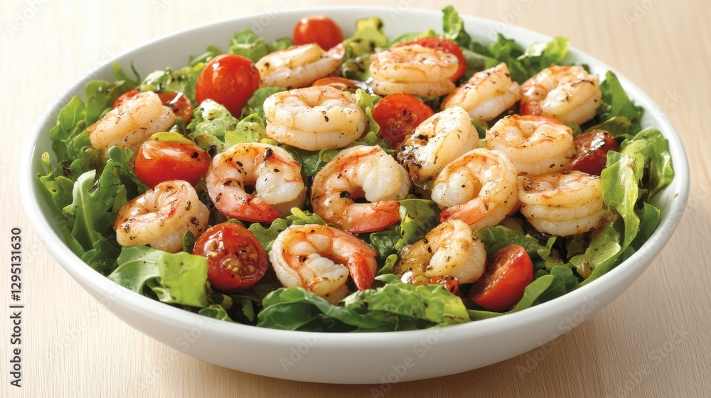 Fresh Mixed Greens Salad with Cherry Tomatoes Fresh Mixed Greens Salad with Cherry Tomatoes