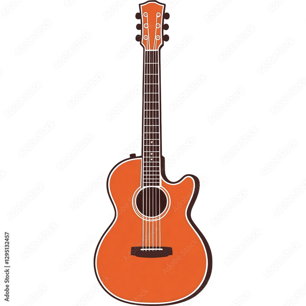 Obraz premium Classic Acoustic Guitar