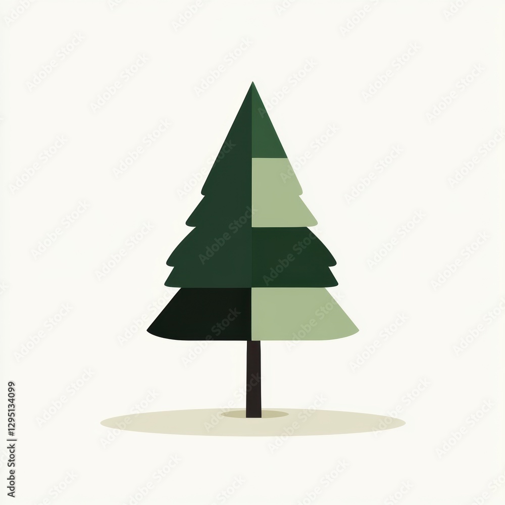Fototapeta premium Green tree in Spring