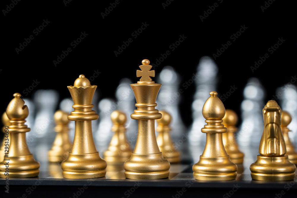 chess board game for ideas and competition and strategy, business success concept chess board game for ideas and competition and strategy, business success concept
