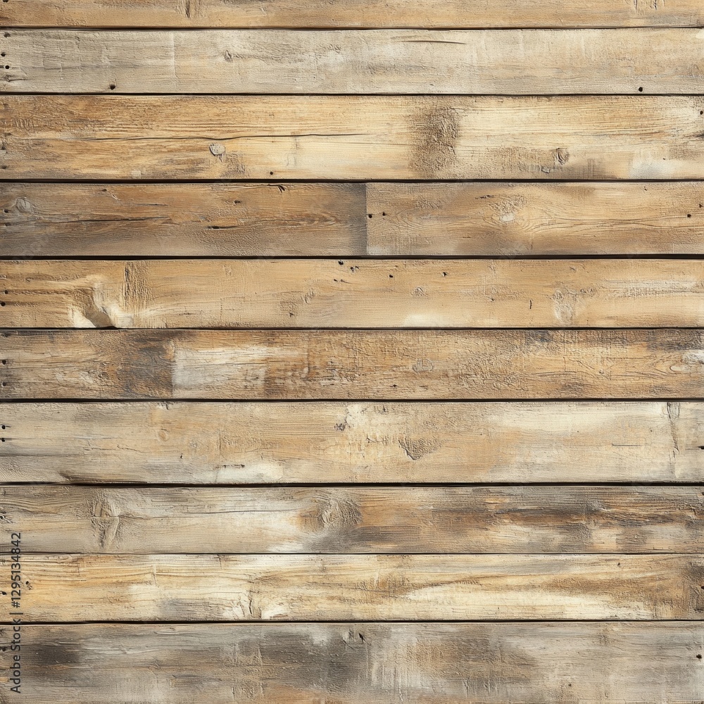 Naklejka premium Rustic wooden planks texture background with natural brown tones and wood grain patterns