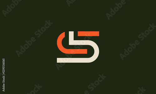 Cb or bC monogram logo design

