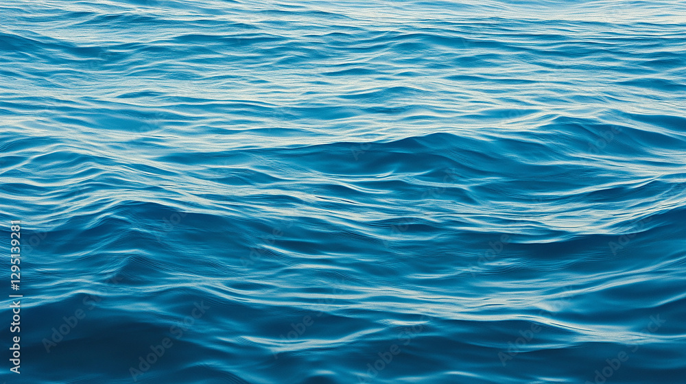 Serene Ocean Waves: A Deep Blue Canvas Serene Ocean Waves: A Deep Blue Canvas
