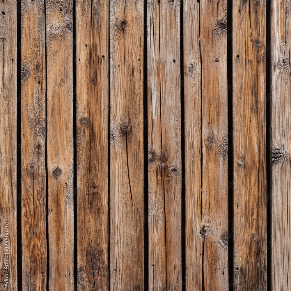 Rustic wooden plank texture with natural grain and knots for backgrounds Rustic wooden plank texture with natural grain and knots for backgrounds