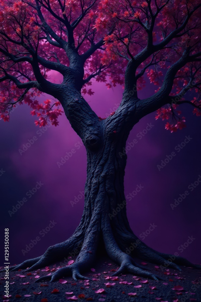 Moody plum background with tangled roots and gnarled trunks, wood, earthy, roots Moody plum background with tangled roots and gnarled trunks, wood, earthy, roots