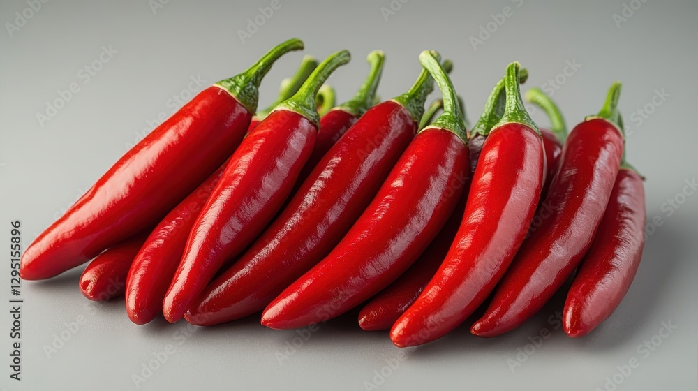 fresh red chilis isolated,studio background fresh red chilis isolated,studio background