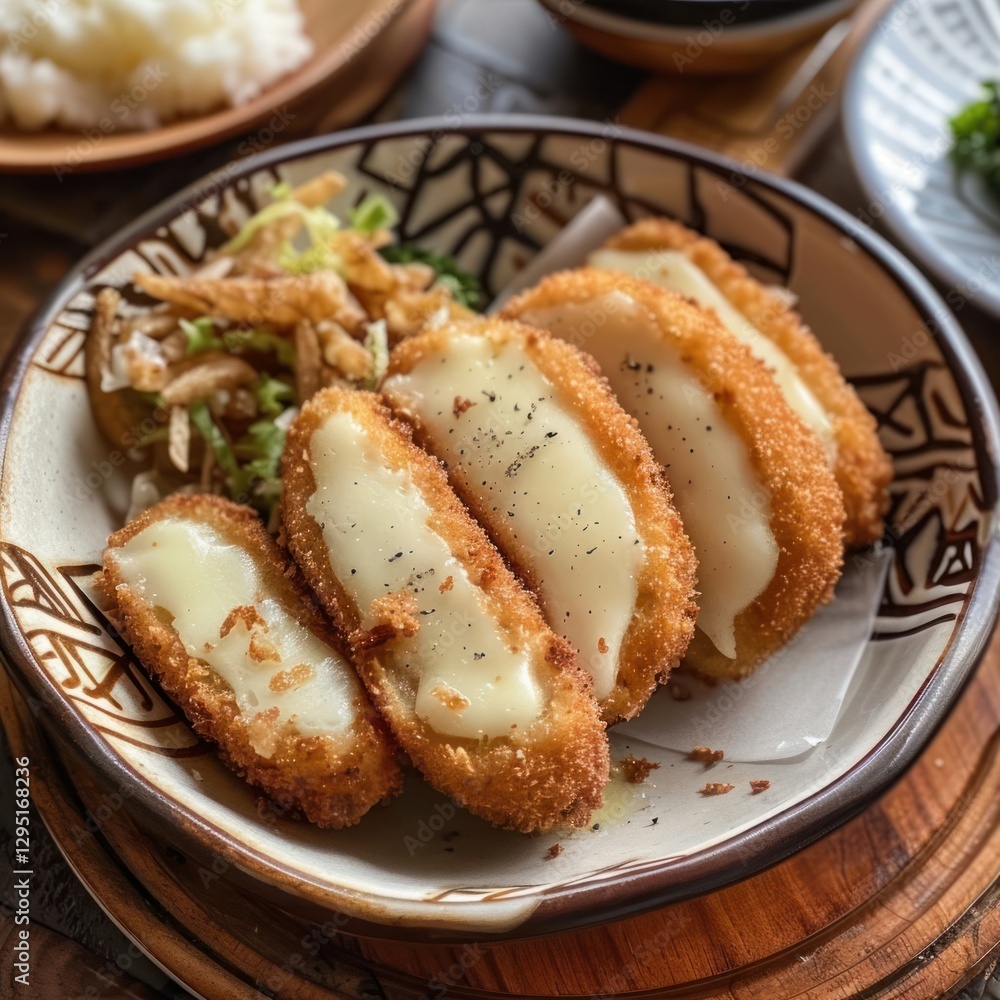 cutlet advertisement photo 4 slices of cheese cutlet cutlet advertisement photo 4 slices of cheese cutlet