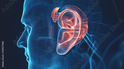 Innovative Cochlear Implant Technology: A 3D Visualization of Advanced Hearing Restoration
