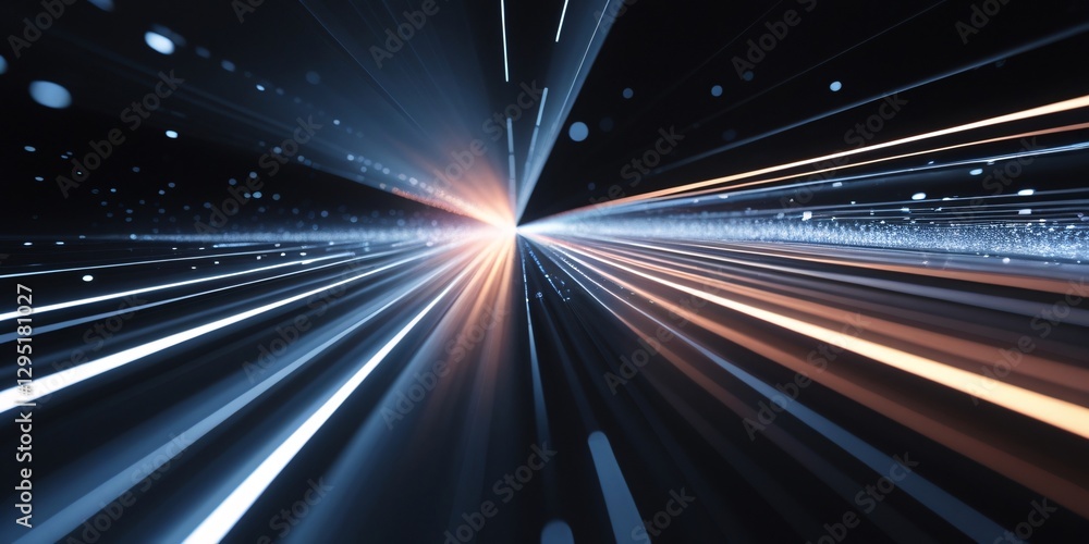 Fototapeta premium Digital art backgrounds are suitable for technology, science, and networking. and connecting devices for a complete future network Used for learning and furthering other work.