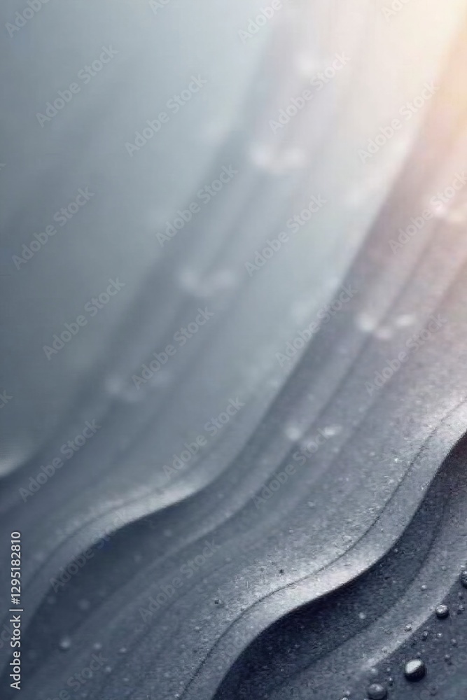 Obraz premium Soft gradient grey background with abstract lines and curves, modern, subtle