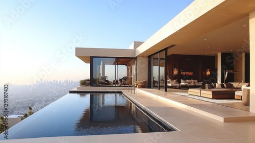 Modern LA Mansion with Pool and City Views