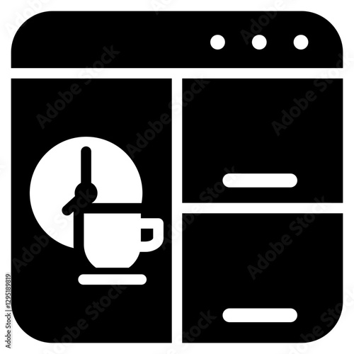 Breakout Session Glyph Icon