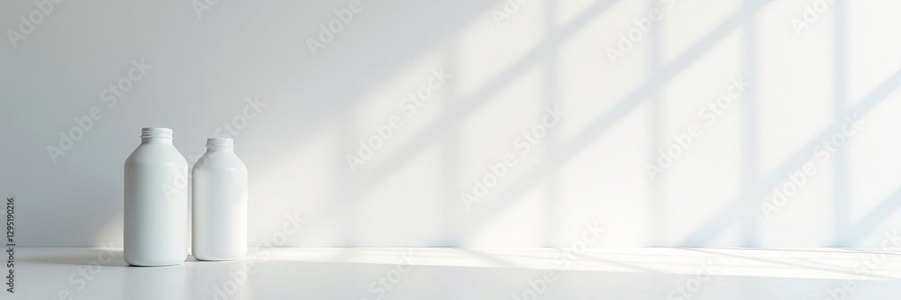Elegant striped wallpaper with clean white and grey tones, texture, office Elegant striped wallpaper with clean white and grey tones, texture, office