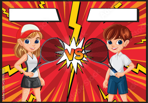 Tennis Showdown: Boy vs Girl