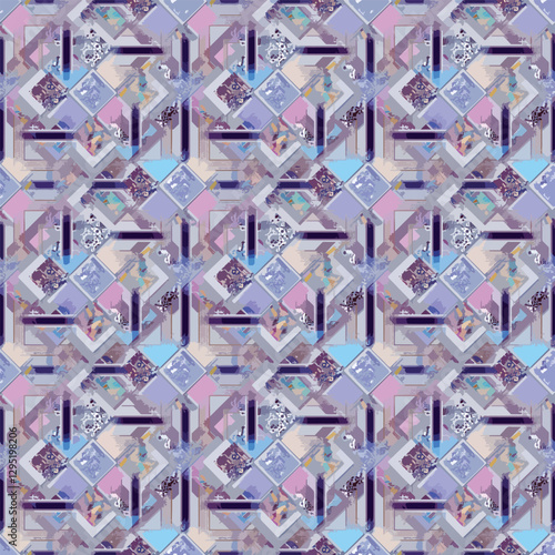Digital colourful luxuary pattern