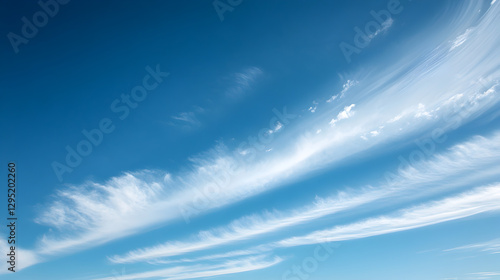 Fototapeta Naklejka Na Ścianę i Meble -  clouds forming a thin veil over the sky 