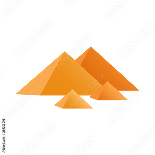 History Elements 2 Orange Pyramid