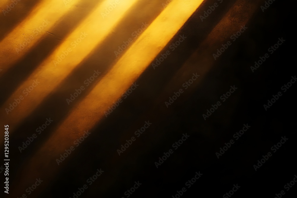 Golden Sunbeams and Shadows Abstract Art Golden Sunbeams and Shadows Abstract Art