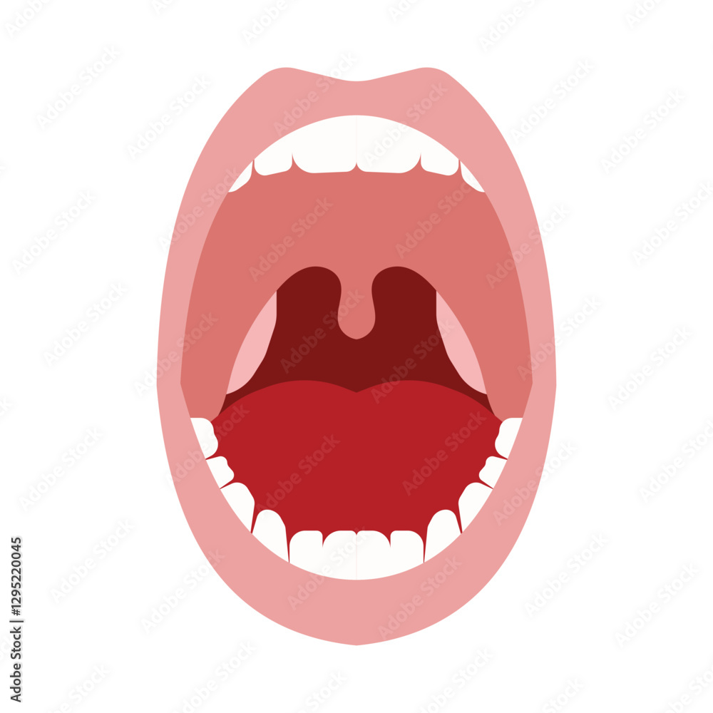 Naklejka premium oral illustration