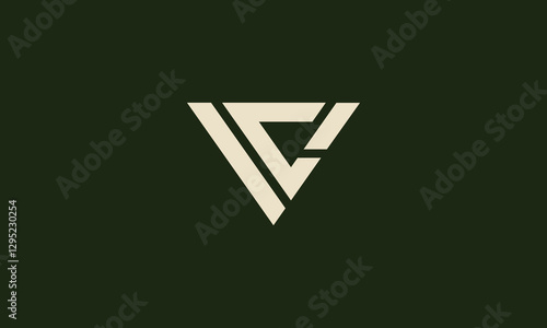 vc monogram logo design
