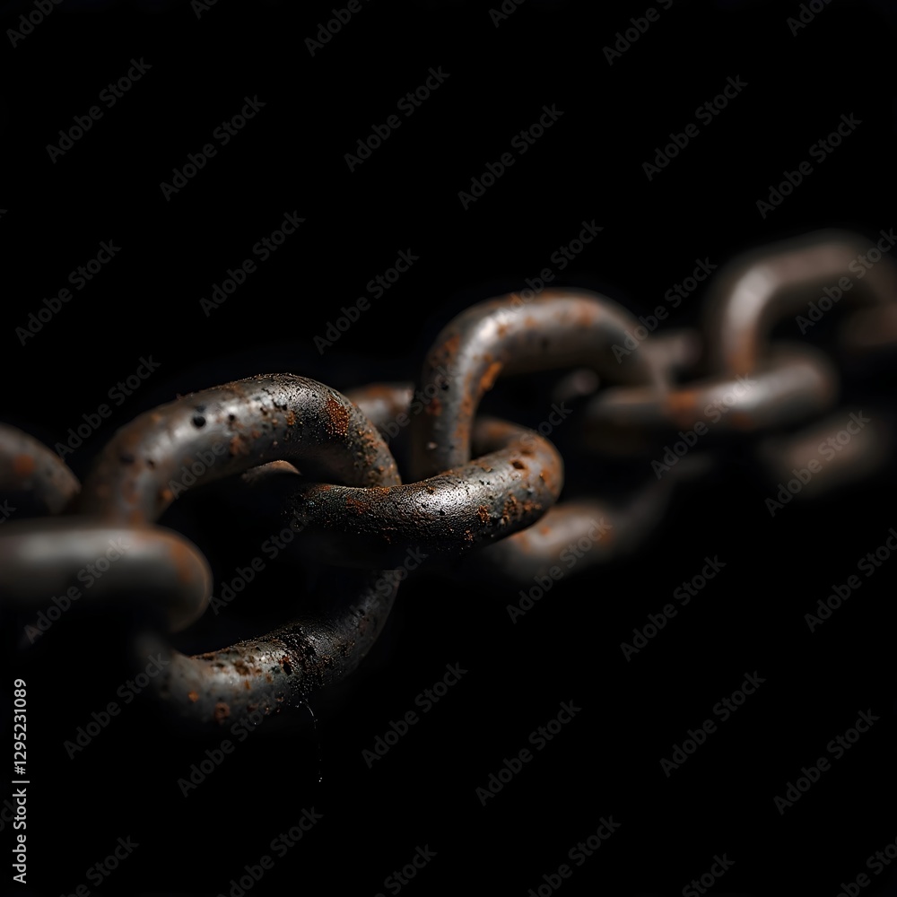 Obraz premium Interlocking Chains, Bound Together