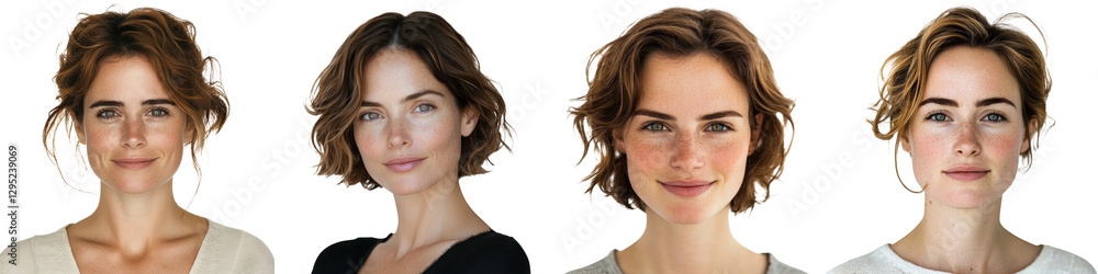 Elegant and Captivating Female Portrait in Studio Lighting with Flawless Skin Radiant Makeup and Glamorous Styling Elegant and Captivating Female Portrait in Studio Lighting with Flawless Skin Radiant Makeup and Glamorous Styling
